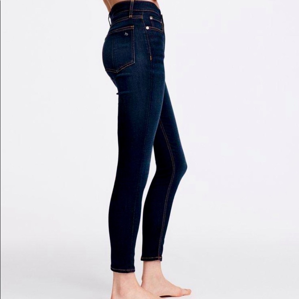 Rag and Bone Nina High-Rise Ankle Skinny in Carmen